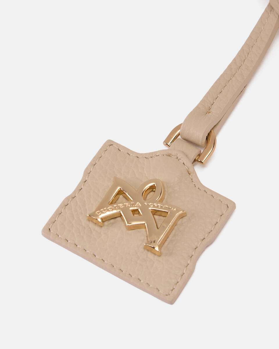 Portachiavi Snake in pelle Prosecco  - Portachiavi Donna - Accessori Donna - Accessori - Cuoieria Fiorentina