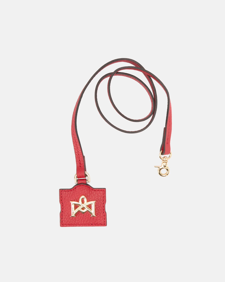Portachiavi Snake in pelle Tomato  - Portachiavi Donna - Accessori Donna - Accessori - Cuoieria Fiorentina