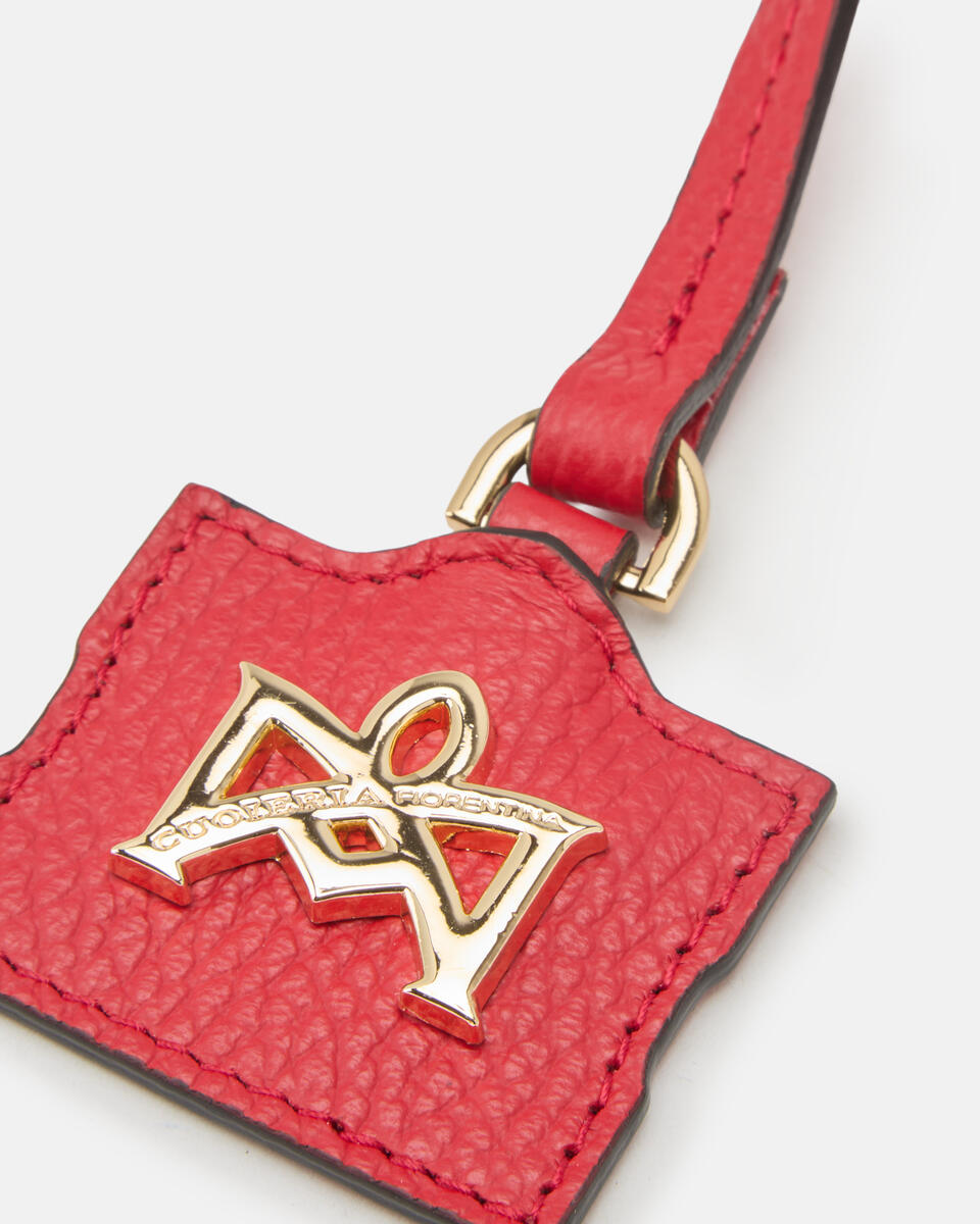 Portachiavi Snake in pelle Tomato  - Portachiavi Donna - Accessori Donna - Accessori - Cuoieria Fiorentina