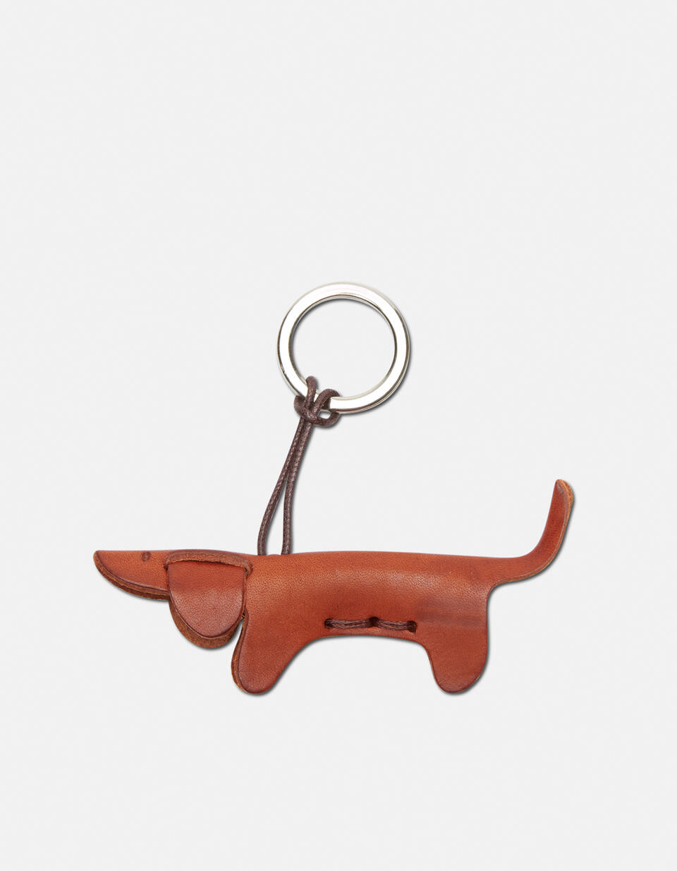 KEYRING Brown  - Key Holders - Women's Accessories - Accessories - Cuoieria Fiorentina