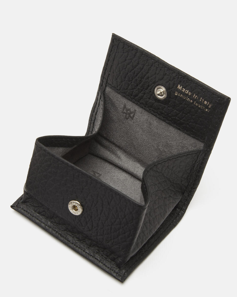 COIN PURSE Black  - Women's Wallets - Men's Wallets - Wallets - Cuoieria Fiorentina