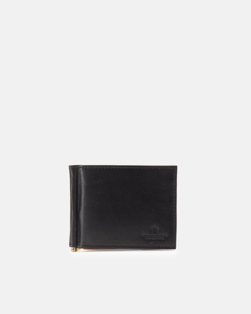 Wallet with money clip Black  - Women's Wallets - Men's Wallets - Wallets - Cuoieria Fiorentina