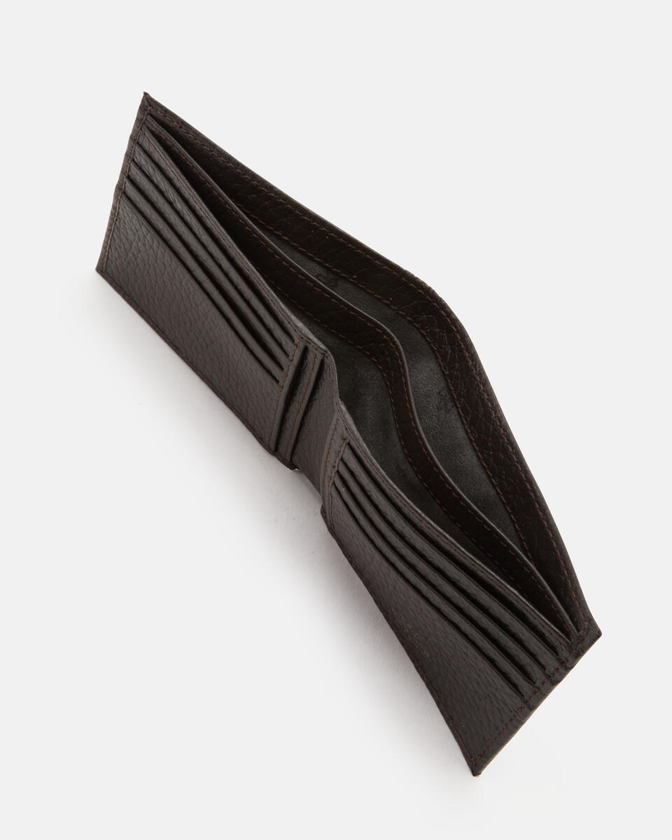BASIC WALLET Dark brown  - Women's Wallets - Men's Wallets - Wallets - Cuoieria Fiorentina