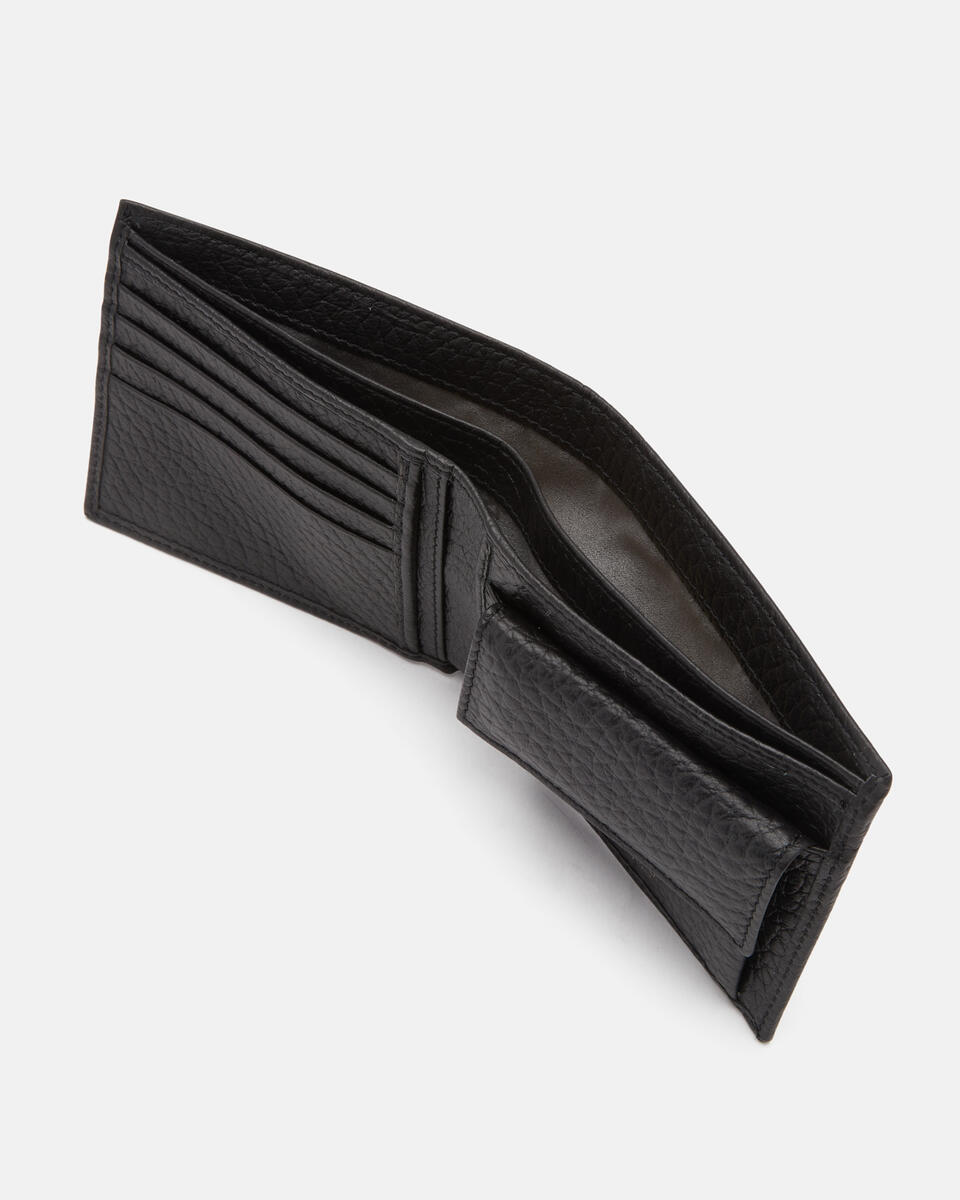 WALLET WITH COIN PURSE Black  - Women's Wallets - Men's Wallets - Wallets - Cuoieria Fiorentina