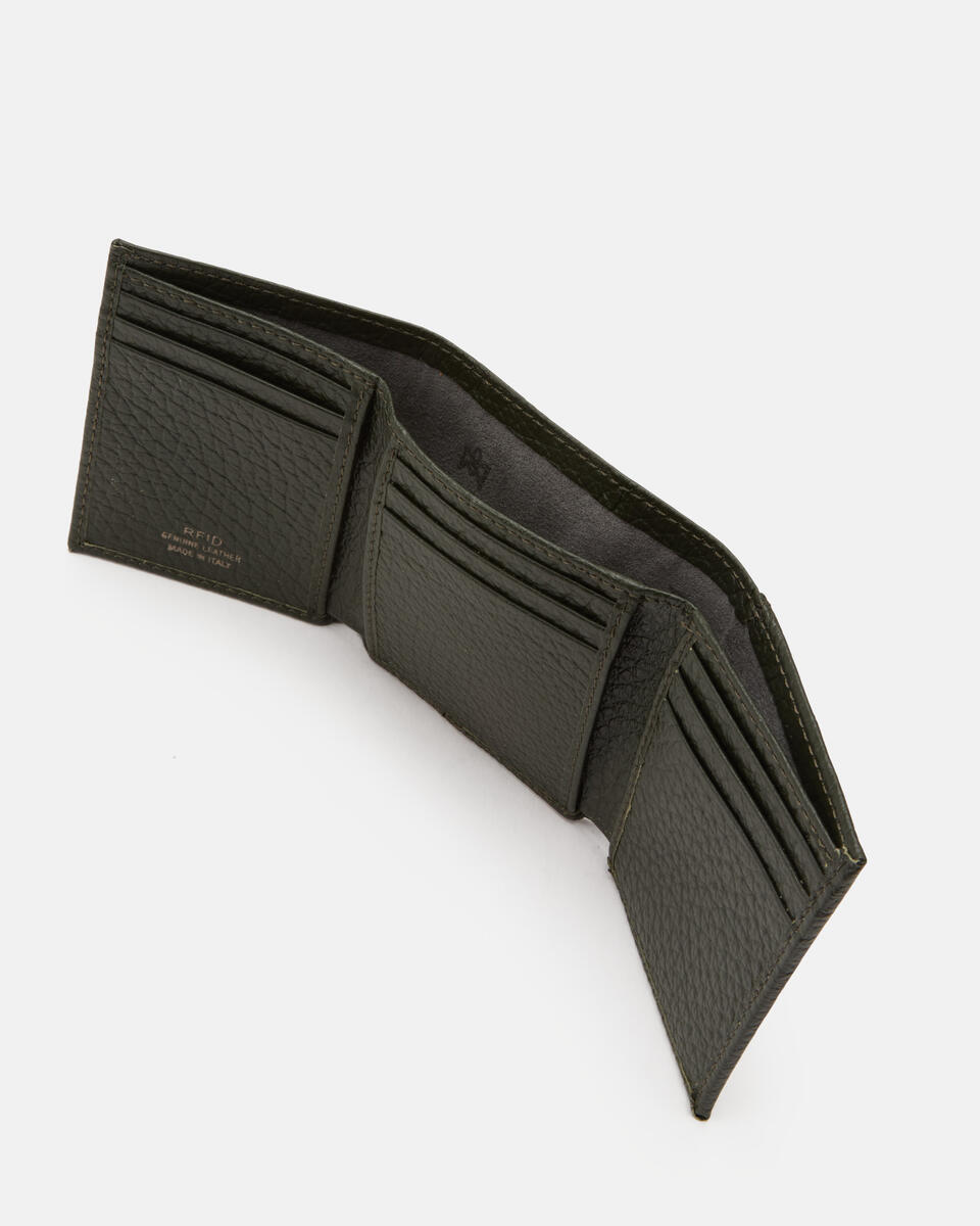 Brad Portafoglio Trifold Tea  - Portafogli Donna - Portafogli Uomo - Portafogli - Cuoieria Fiorentina
